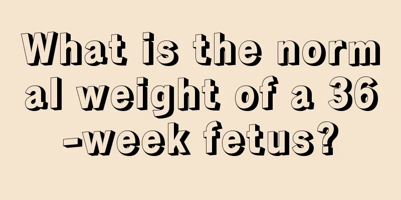 What is the normal weight of a 36-week fetus?