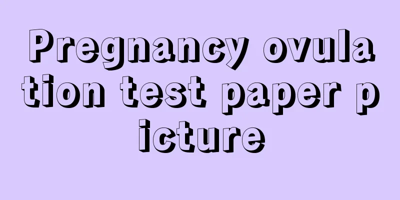 Pregnancy ovulation test paper picture