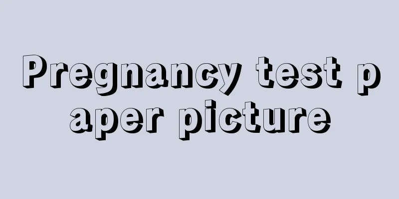 Pregnancy test paper picture