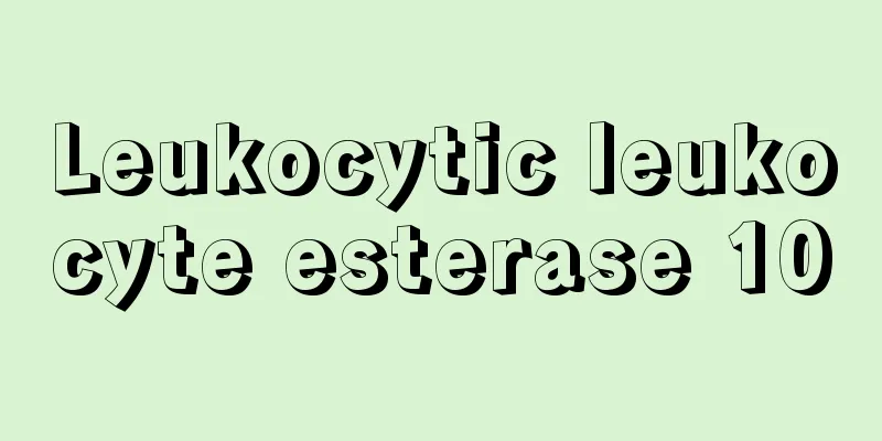 Leukocytic leukocyte esterase 10