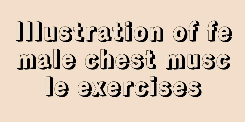 Illustration of female chest muscle exercises