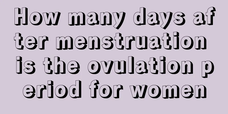 How many days after menstruation is the ovulation period for women