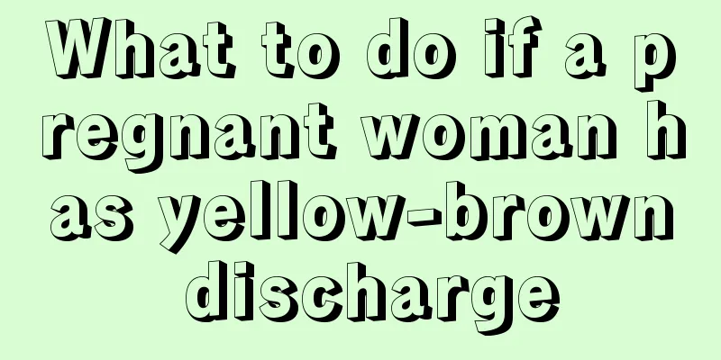 What to do if a pregnant woman has yellow-brown discharge