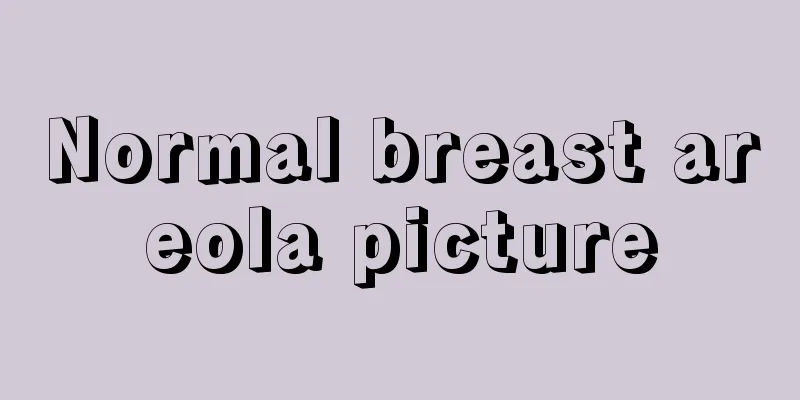 Normal breast areola picture