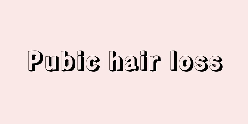 Pubic hair loss