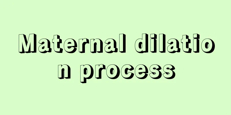 Maternal dilation process