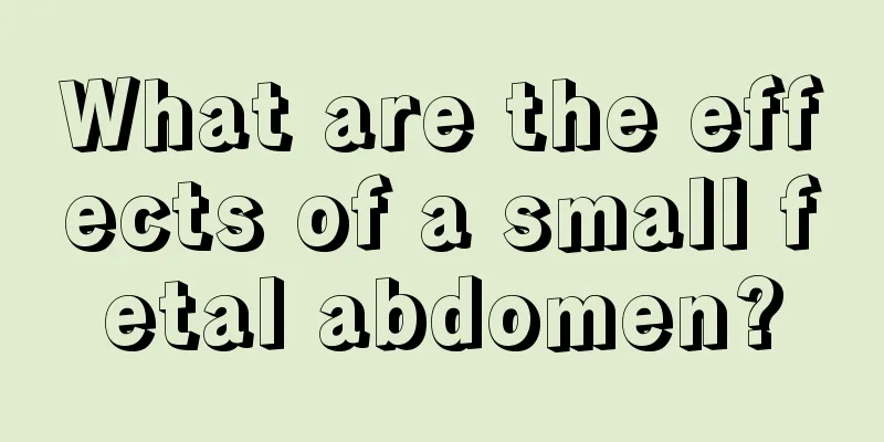 What are the effects of a small fetal abdomen?