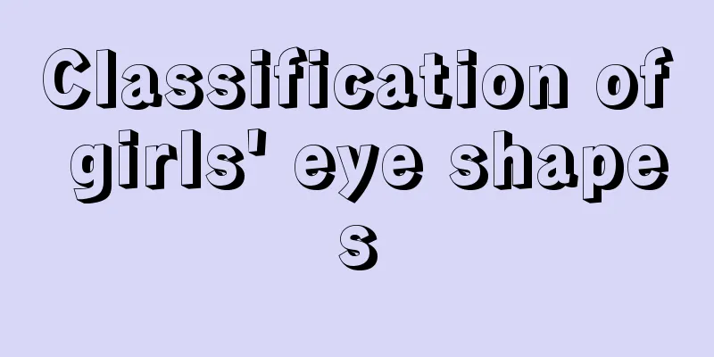 Classification of girls' eye shapes