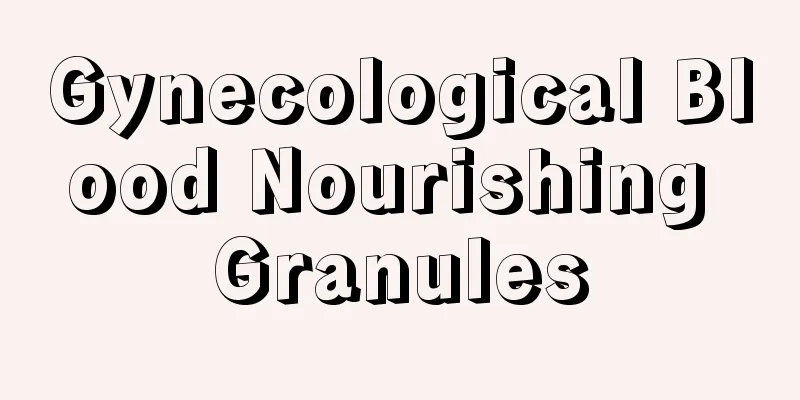 Gynecological Blood Nourishing Granules