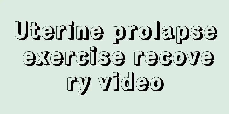 Uterine prolapse exercise recovery video