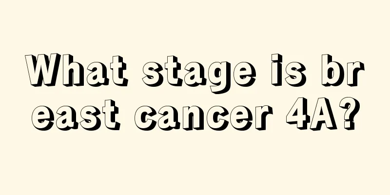 What stage is breast cancer 4A?