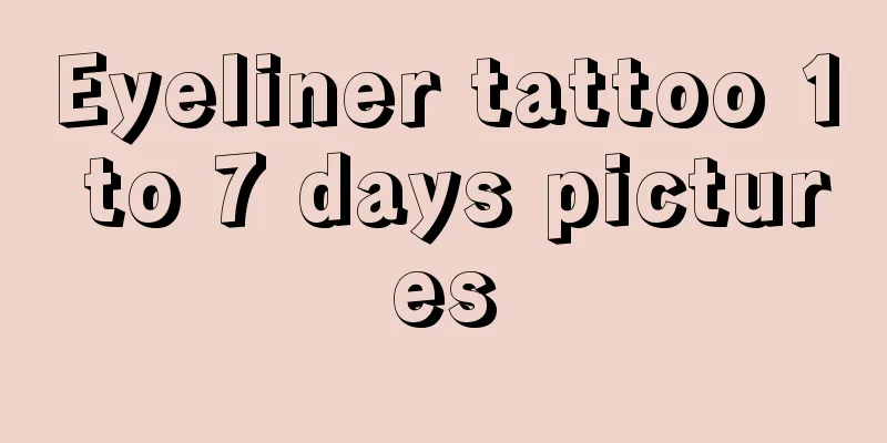 Eyeliner tattoo 1 to 7 days pictures