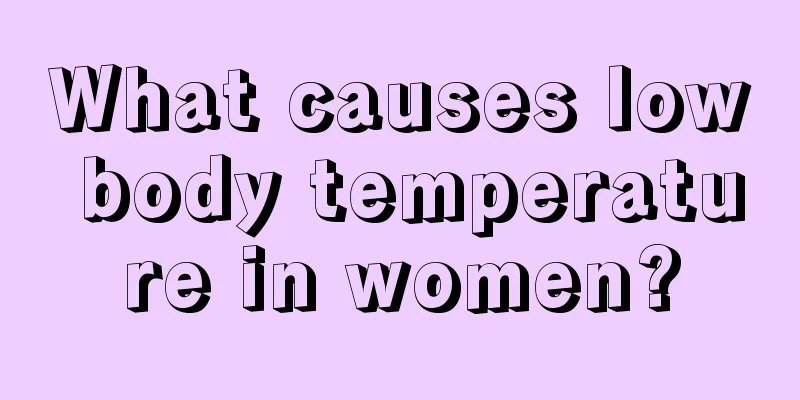 What causes low body temperature in women?