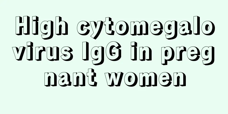 High cytomegalovirus IgG in pregnant women