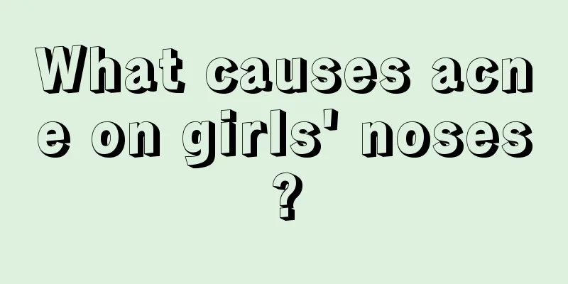 What causes acne on girls' noses?