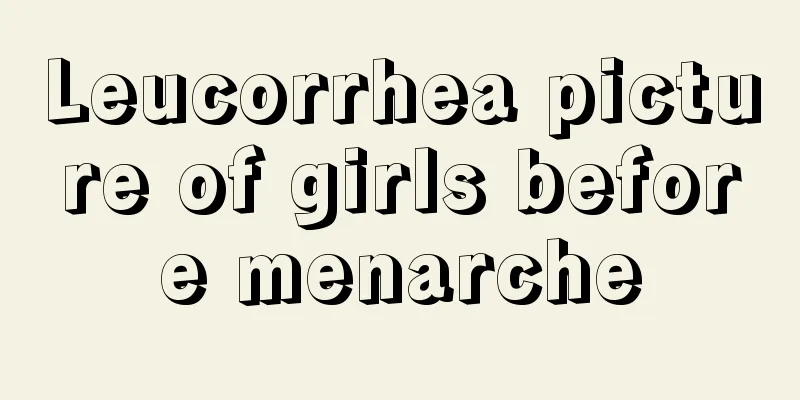 Leucorrhea picture of girls before menarche