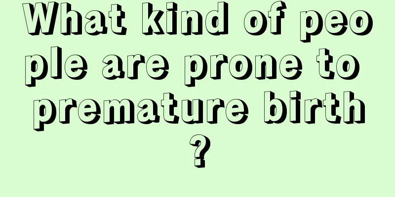 What kind of people are prone to premature birth?