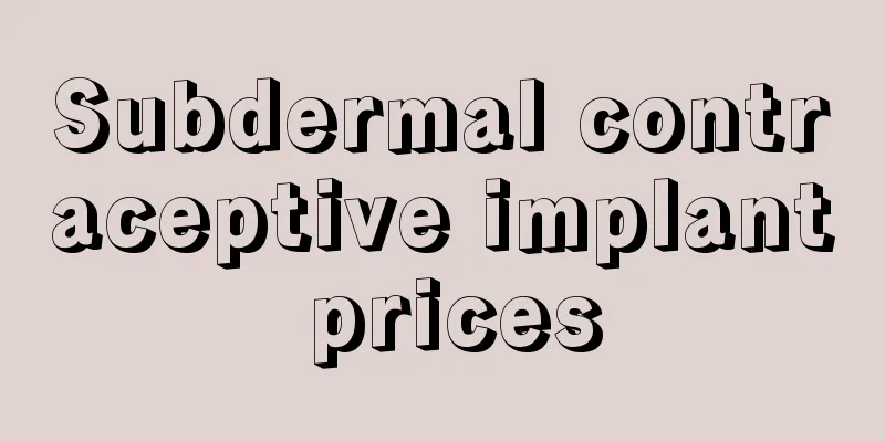 Subdermal contraceptive implant prices