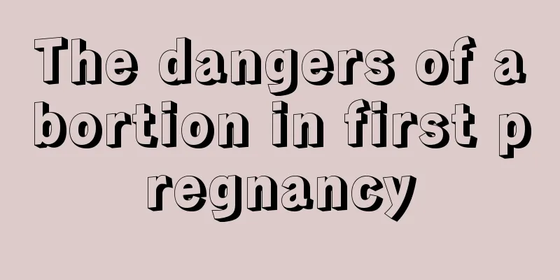 The dangers of abortion in first pregnancy