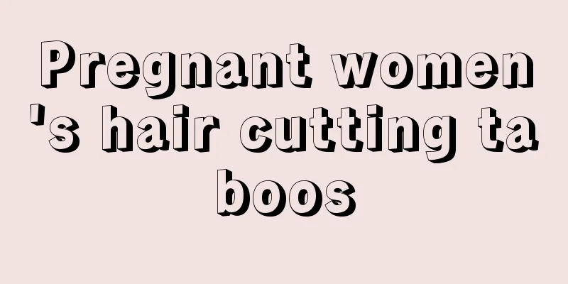 Pregnant women's hair cutting taboos