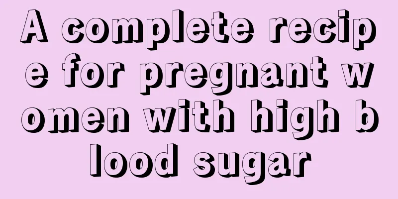 A complete recipe for pregnant women with high blood sugar