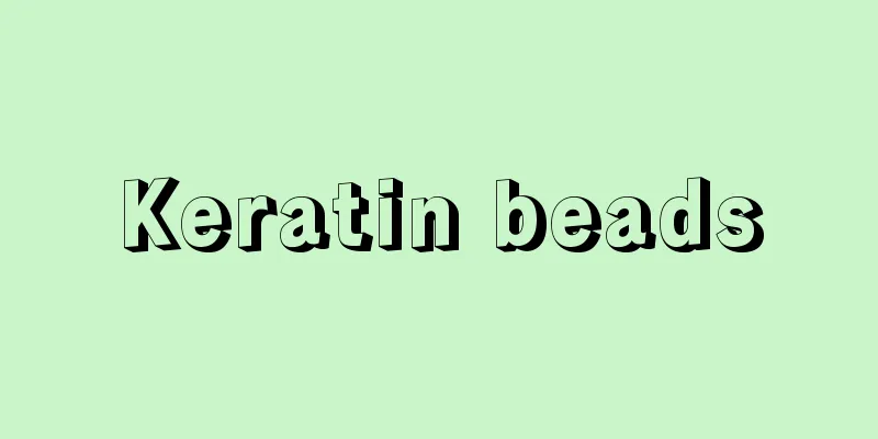 Keratin beads