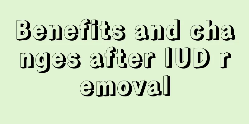 Benefits and changes after IUD removal