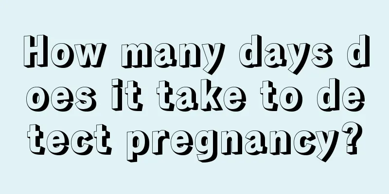 How many days does it take to detect pregnancy?