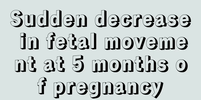 Sudden decrease in fetal movement at 5 months of pregnancy