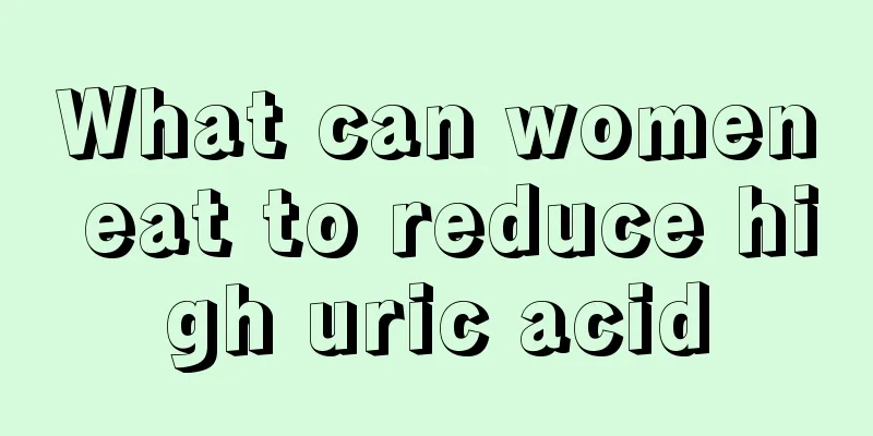 What can women eat to reduce high uric acid