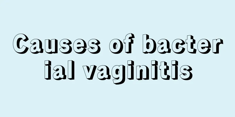 Causes of bacterial vaginitis