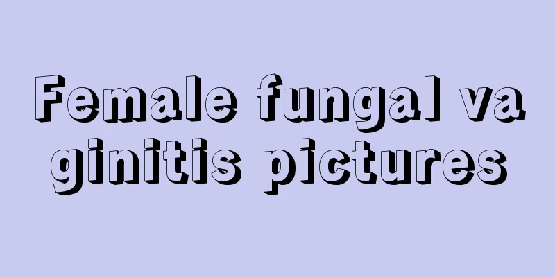 Female fungal vaginitis pictures