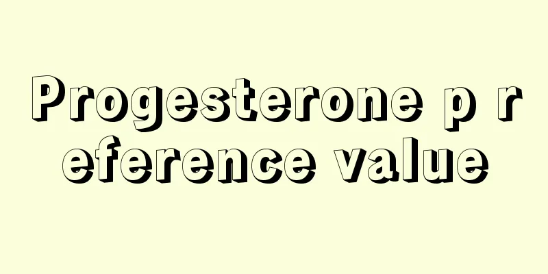 Progesterone p reference value