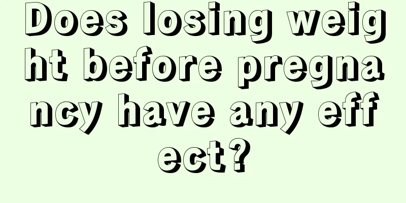 Does losing weight before pregnancy have any effect?