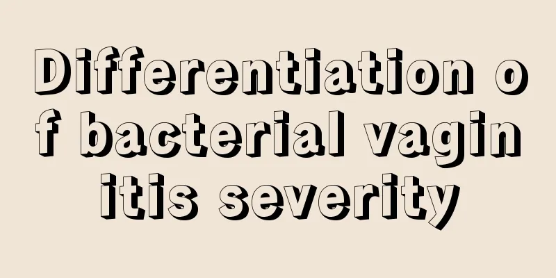 Differentiation of bacterial vaginitis severity