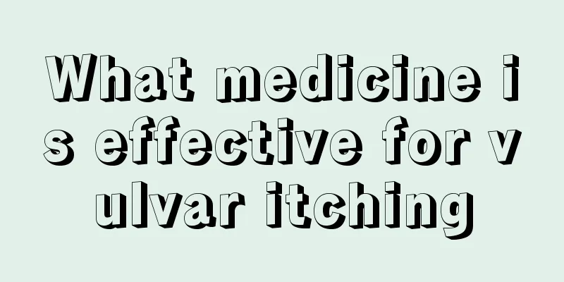 What medicine is effective for vulvar itching