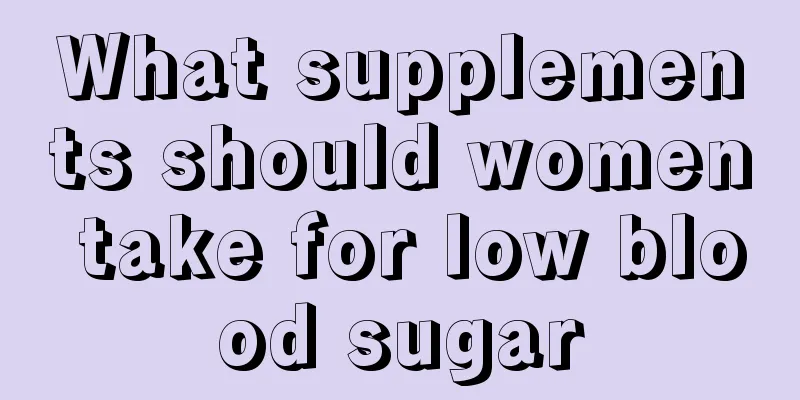 What supplements should women take for low blood sugar