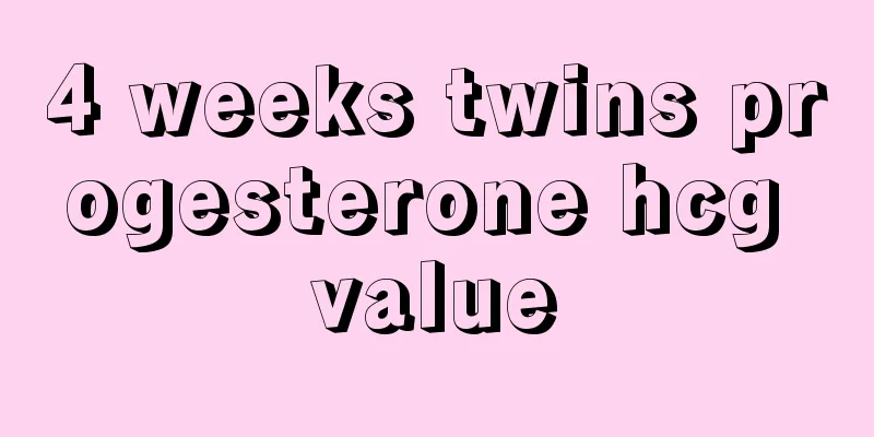 4 weeks twins progesterone hcg value