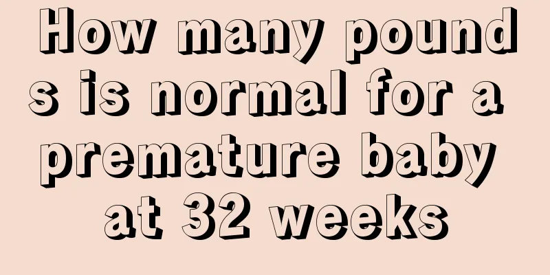 How many pounds is normal for a premature baby at 32 weeks