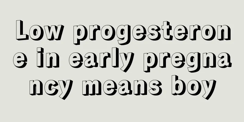 Low progesterone in early pregnancy means boy