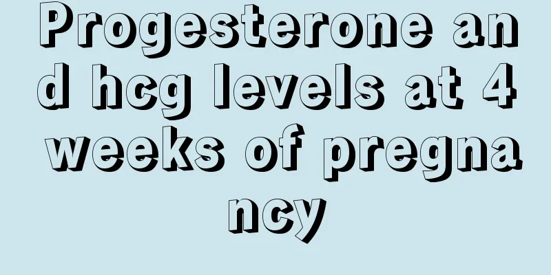 Progesterone and hcg levels at 4 weeks of pregnancy