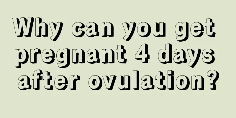 Why can you get pregnant 4 days after ovulation?