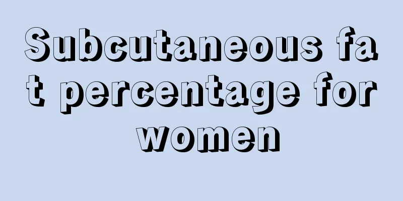 Subcutaneous fat percentage for women