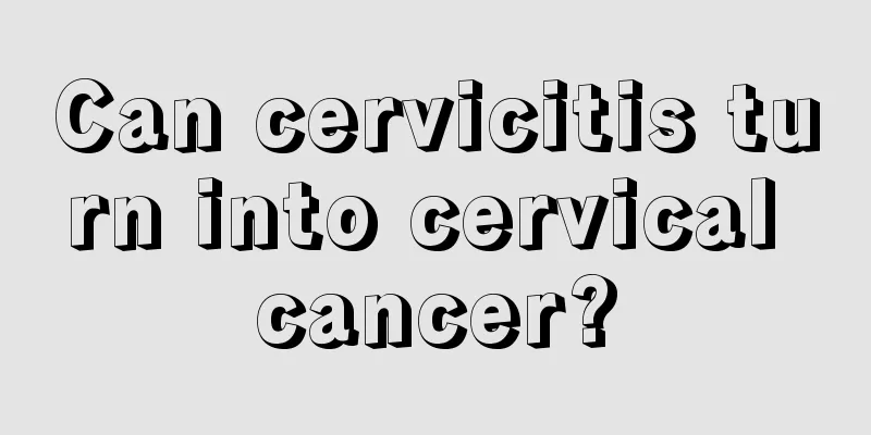 Can cervicitis turn into cervical cancer?