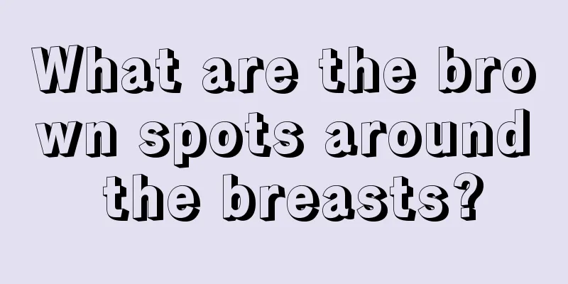 What are the brown spots around the breasts?