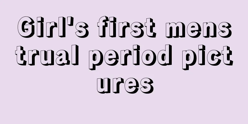 Girl's first menstrual period pictures