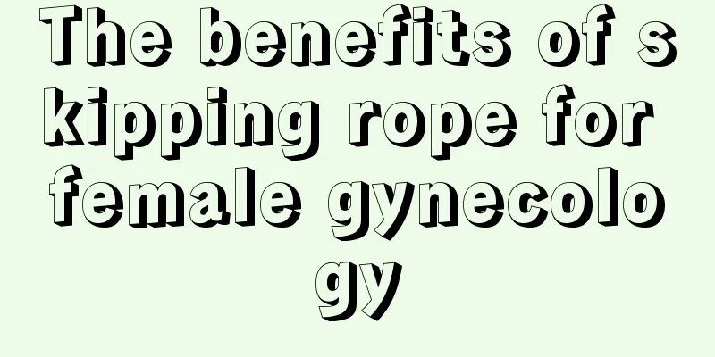 The benefits of skipping rope for female gynecology