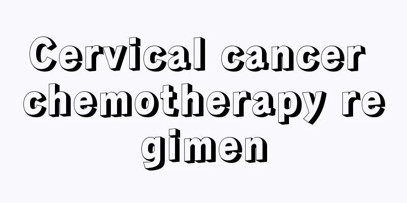 Cervical cancer chemotherapy regimen