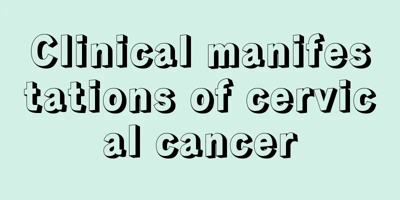 Clinical manifestations of cervical cancer