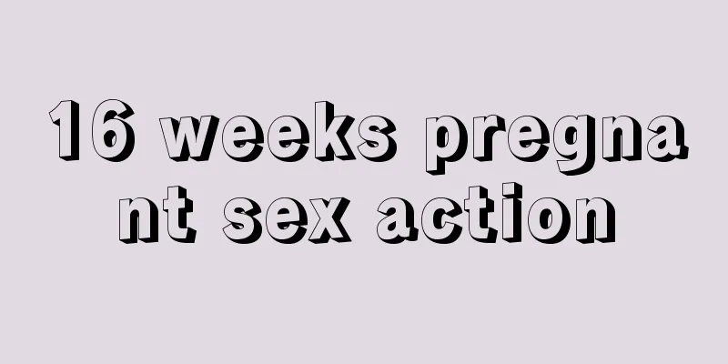 16 weeks pregnant sex action